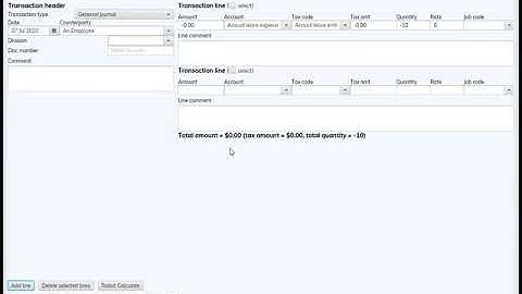 How to adjust leave balances or record leave opening balances