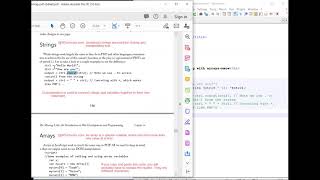 Web development -Javascript Arrays Loops code lecture