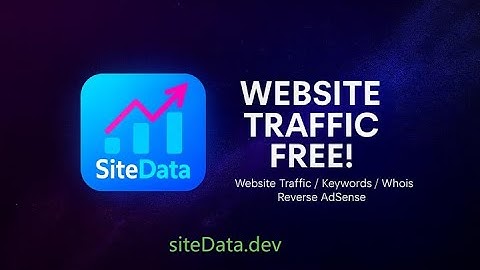 🚀 SiteData — Free Website Traffic Checker & Reverse AdSense Extension