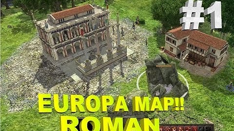 0 A.D EUROPA - ROMAN !! Gameplay 1 Player v 5 AI EP1