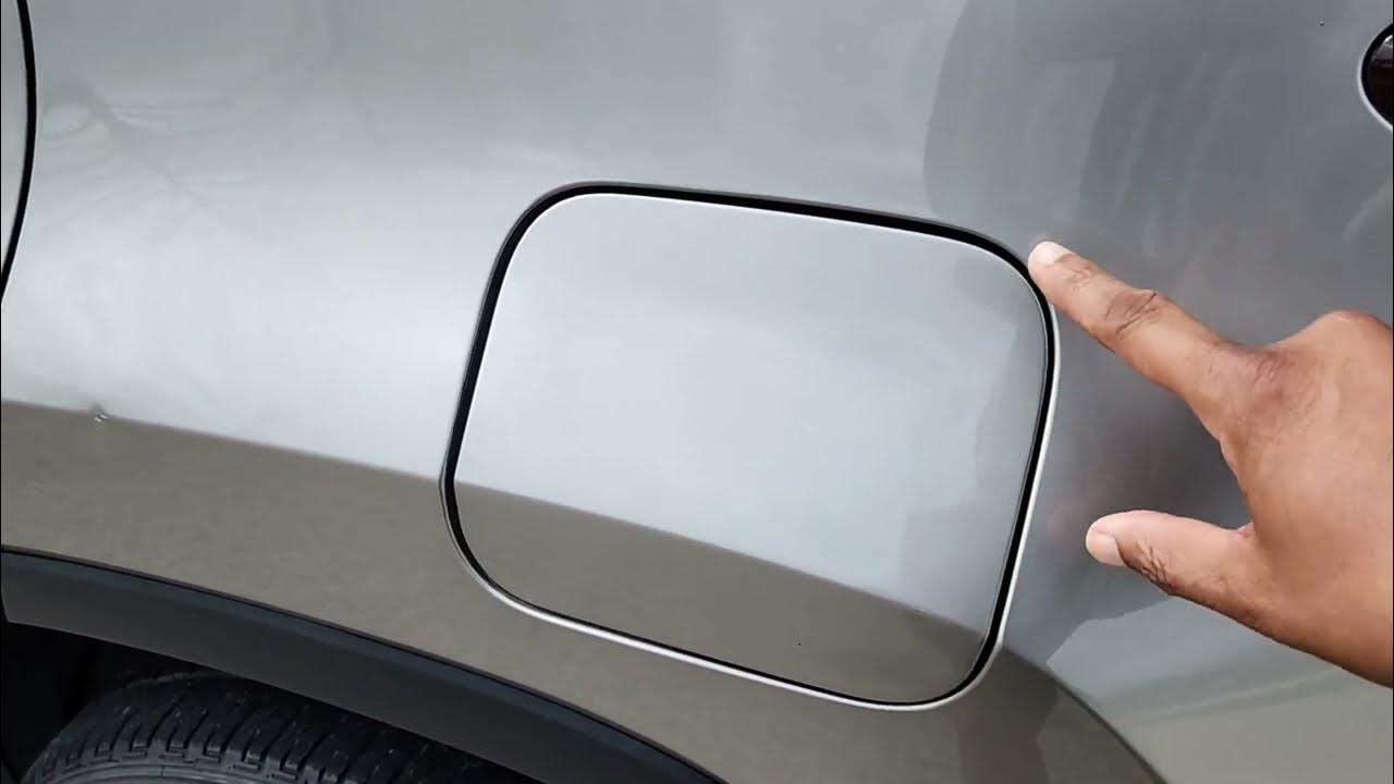 How to manually open fuel door or gas door on a Lexus RX 350 20162023