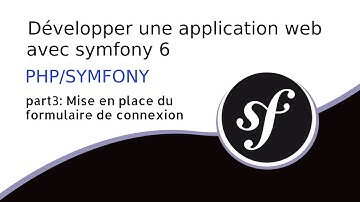 TUTO SYMFONY 6: #3 formulaire de connexion | développer une application web avec symfony 6