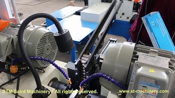 STM double head chamfering machine, precision type deburring machine