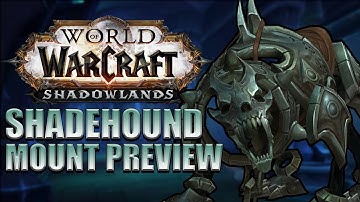 Torghast Shadehound Mount - In Game Preview | Shadowlands Alpha