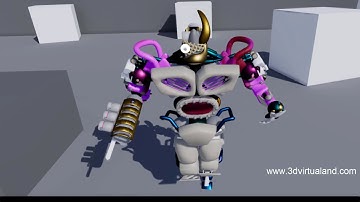Unreal Engine 4.19 VR Robot and a Dinosaur