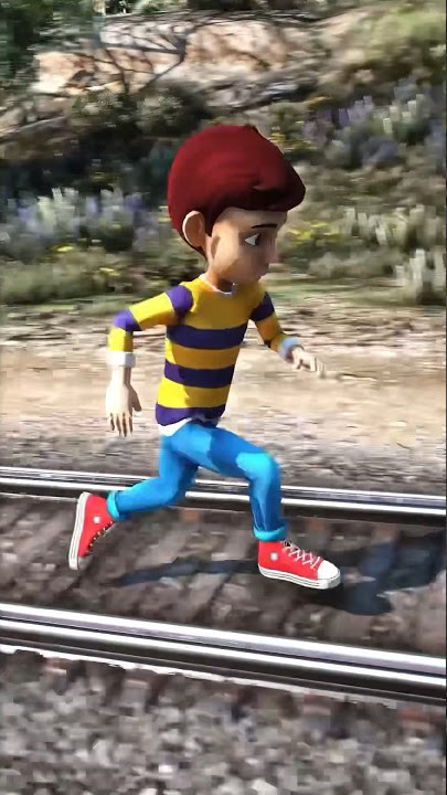 GTAV: RUDRA SAVING SHIVA CARTOON FROM THOMAS THE TRAIN #shorts