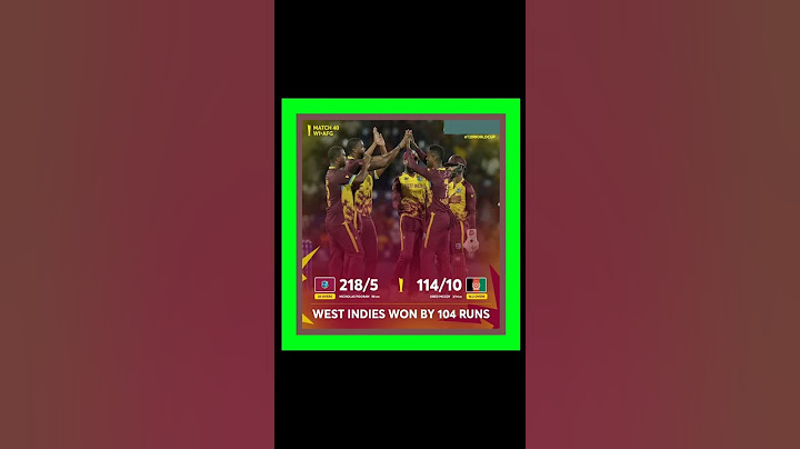 West Indies vs Afghanistan match summary in T20 World Cup 2024 West Indies win by 104 Runs #cricket
