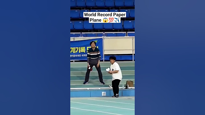 The Guinness World Record Paper Airplane Tutorial 🎖️✈️ , Longest Paper Plane ever ! #shorts #paper