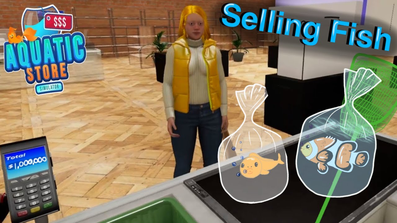 I bought a aquarium store Ep 1 - Aquarium shop simulator - YouTube