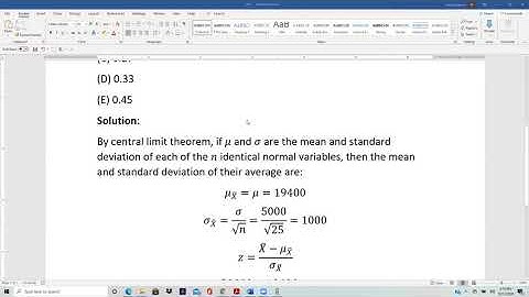 Actuarial SOA Exam P Sample Question 66 (once 81) Solution