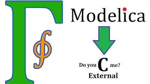 External C Code Basics in Modelica