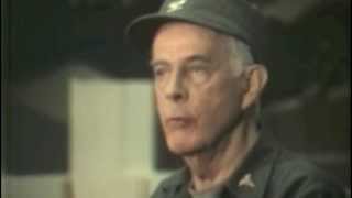 Rare footage of Col Potter (Harry Morgan) Part 1 MASH Final shoot news conference