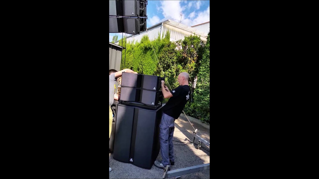 master audio line array