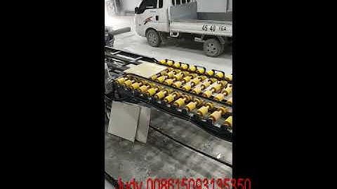 Calibration and linear polishing machine in Mogolia for polishing terrazzo tiles