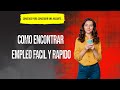 COMO ENCONTRAR EMPLEO FACIL Y RAPIDO / 3 consejos para conseguir una vacante....