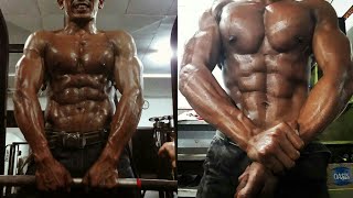 HOT!!! Kuli Seksi, Mamat pamer otot sambil latihan - hot heaver shows off his sweaty muscle