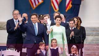 Florida Governor Ron DeSantis is sworn in for a second term