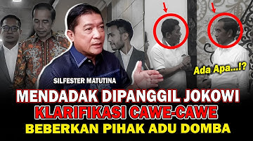 Klarifikasi Cawe-Cawe Silfester Matutina Mendadak Dipanggil Jokowi Beberkan Oknum Pengadu Domba
