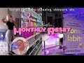 MONTHLY RESET | target run, deep cleaning, skincare, new habits + more