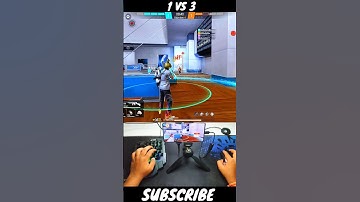 1 Vs 3 Clutch With Thompson In Cs Rank ☠️ / Play Free Fire Using Keyboard Mouse in Mobile #freefire