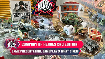 Company of Heroes 2nd Edition - Board Game presentation, gameplay & what