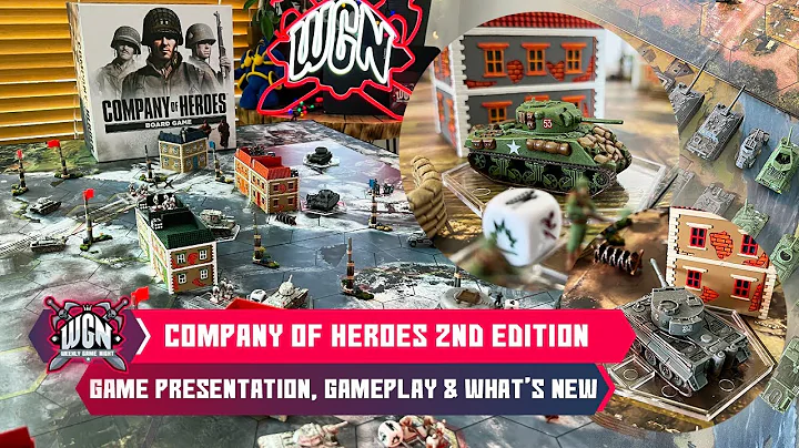 Company of Heroes 2nd Edition - Board Game presentation, gameplay & what's new (4K / 60 FPS)