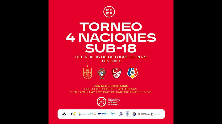 PARTIDO 1: TURQUIA vs ESPAÑA | TORNEO 4 NACIONES SUB-18 TENERIFE 2023