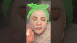 Gf does bf’s skincare facial 🧖🏽‍♂️🧼 #Shorts #skincare #trending #facial #trend #couplegoals #cute