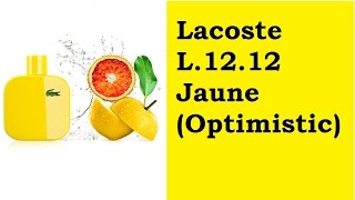 de Lacoste L.12.12 Jaune (Optimistic) review - YouTube