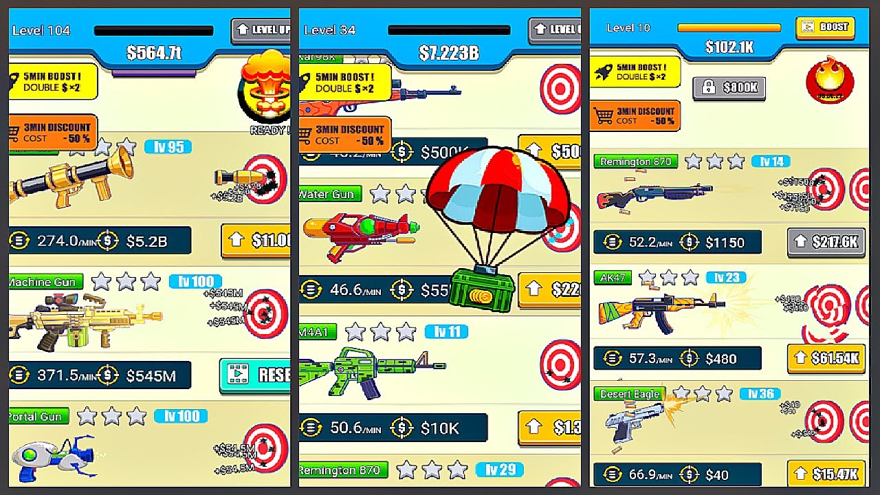 Idle Guns (Gameplay Android) YouTube