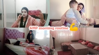 6.00MP morning routine روتين صباحي تحفيزي ?لربة بيت انا وطفلي