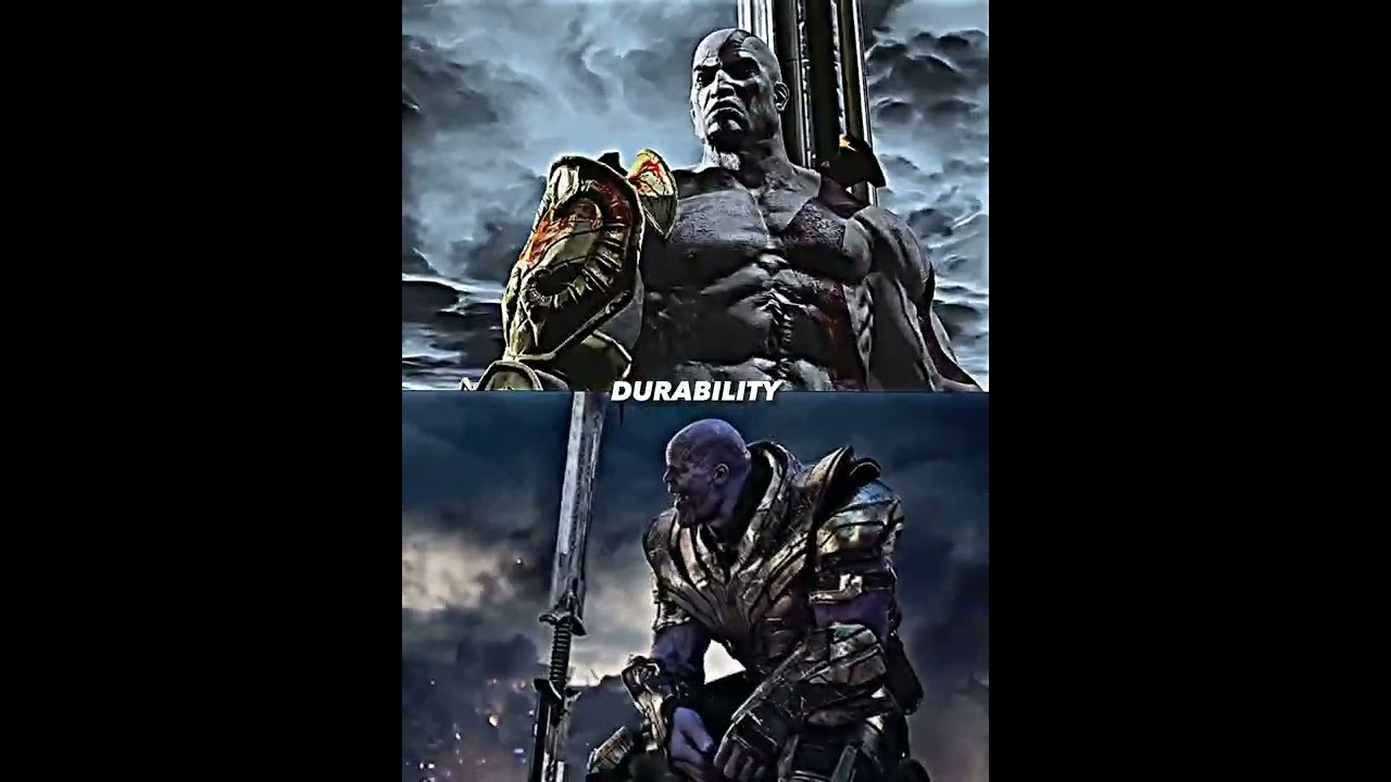 Kratos VS Thanos #shorts