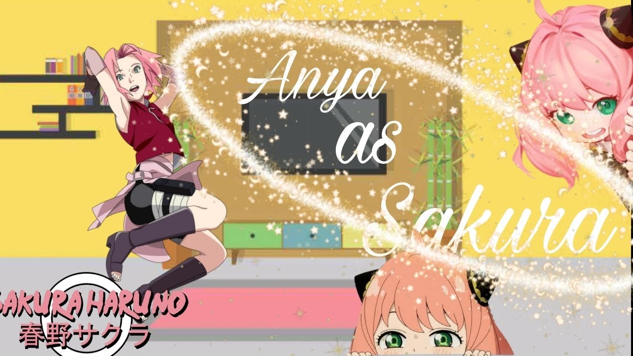 Spy x Family react to Anya as Sakura Haruno (Português/English) (🖤 Sasusaku 💖) || Déborah Gabryelle