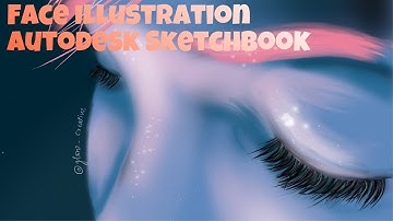 Face Illustration on Autodesk Sketchbook | - Glow Kamal (my best piece till now)