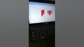 heart shape design in Corel draw #short #computer #nacomputeredu.