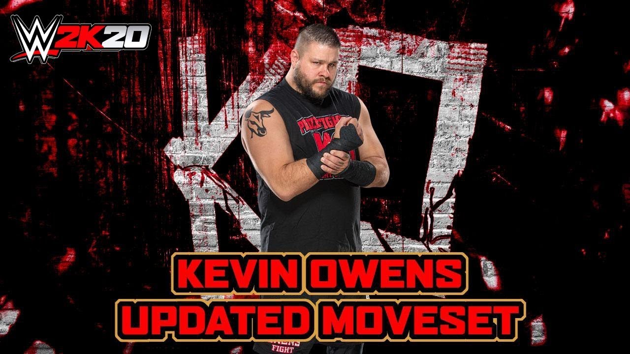 WWE 2K20 Kevin Owens Updated Moveset - YouTube