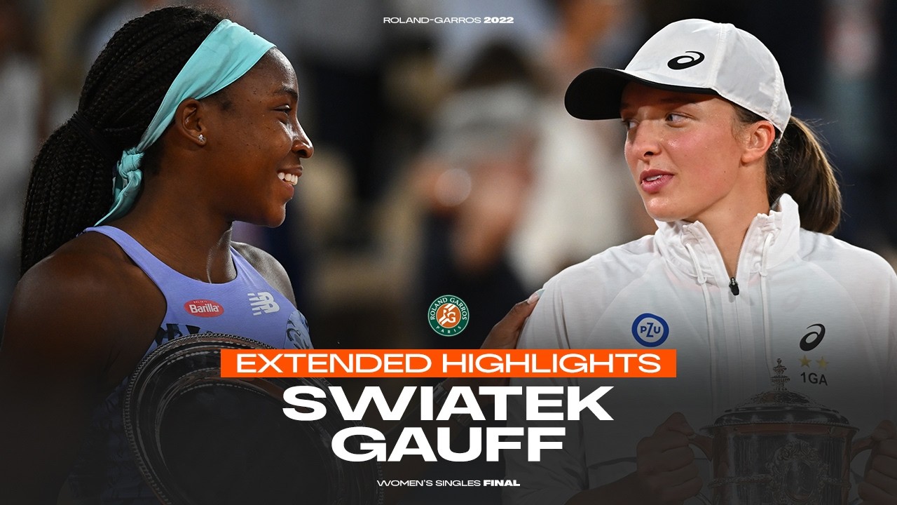 The MASTERCLASS from 1GA ⭐️⭐️ Swiatek vs Gauff extended highlights | Roland-Garros 2022