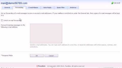 How to set up E-mail Forwarding in Plesk