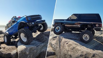 FCX24 K5 Blazer & SCX24 Bronco Off-road Rock Crawl