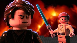 Anakin vs Obi Wan in lego Star Wars  Brickfilm (stop motion)