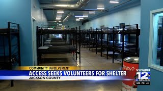 ACCESS needs volunteers as it prepares to open cold weather shelter
