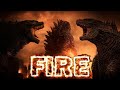 Godzilla tribute  fire the score