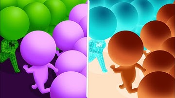 Count Stickman 3d vs Reverse Speed Run Walkthrough ,iOS Android Ball Colour Run ( part : 538 )