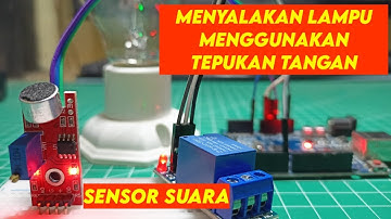menyalakan lampu dengan tepuk tangan arduino