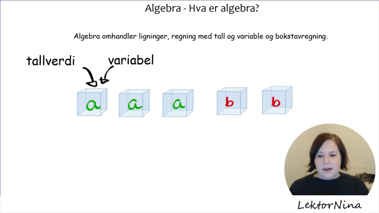 Algebra   Hva er algebra