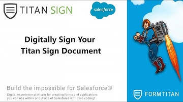 Digitally Sign Your Titan Sign Document