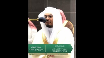 ومن آياته يريكم البرق خوفا وطمعا~تلاوة هادئة بصوت الشيخ ياسر الدوسري