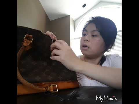 Louis Vuitton vintage handbag restoration project. Part 3: handle repair - YouTube