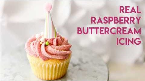 All Natural Raspberry Buttercream Icing Recipe