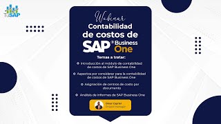 Webinar Contabilidad de costos en SAP Business One